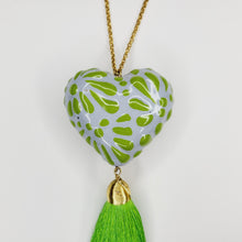 Cargar imagen en el visor de la galería, Corazón chico Talavera verde
