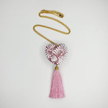 Cargar imagen en el visor de la galería, Corazón grande Talavera rosa