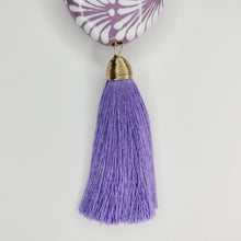 Load image into Gallery viewer, Large lilac Talavera heart