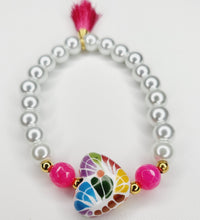 Cargar imagen en el visor de la galería, Pulsera Corazón Talavera - Rosa
