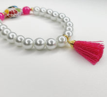 Cargar imagen en el visor de la galería, Pulsera Corazón Talavera - Rosa

