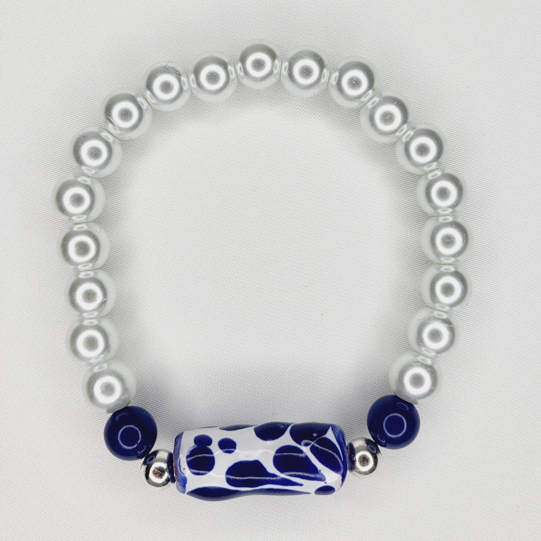 Bracelet Cylindre En Argent