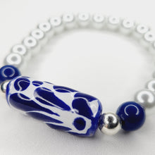 Charger l&#39;image dans la galerie, Bracelet Cylindre En Argent
