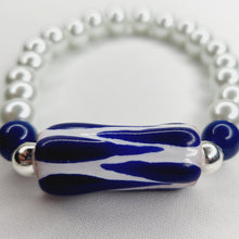 Charger l&#39;image dans la galerie, Bracelet Cylindre En Argent
