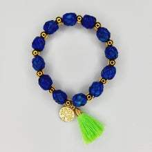 Charger l&#39;image dans la galerie, Bracelet Palmier Bleu Royal
