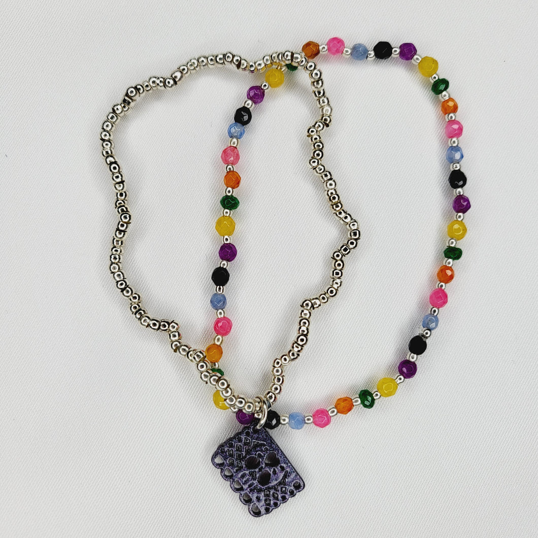 Pulsera Papel Picado Iridiscente