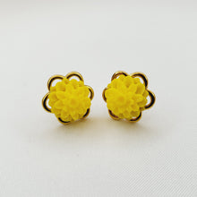 Cargar imagen en el visor de la galería, Aretes Cempasúchil Amarillo
