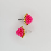 Cargar imagen en el visor de la galería, Aretes Cempasúchil Rosa
