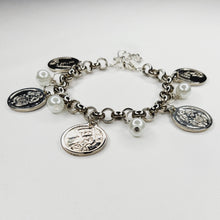 Load image into Gallery viewer, Silver Coins Bracelet

