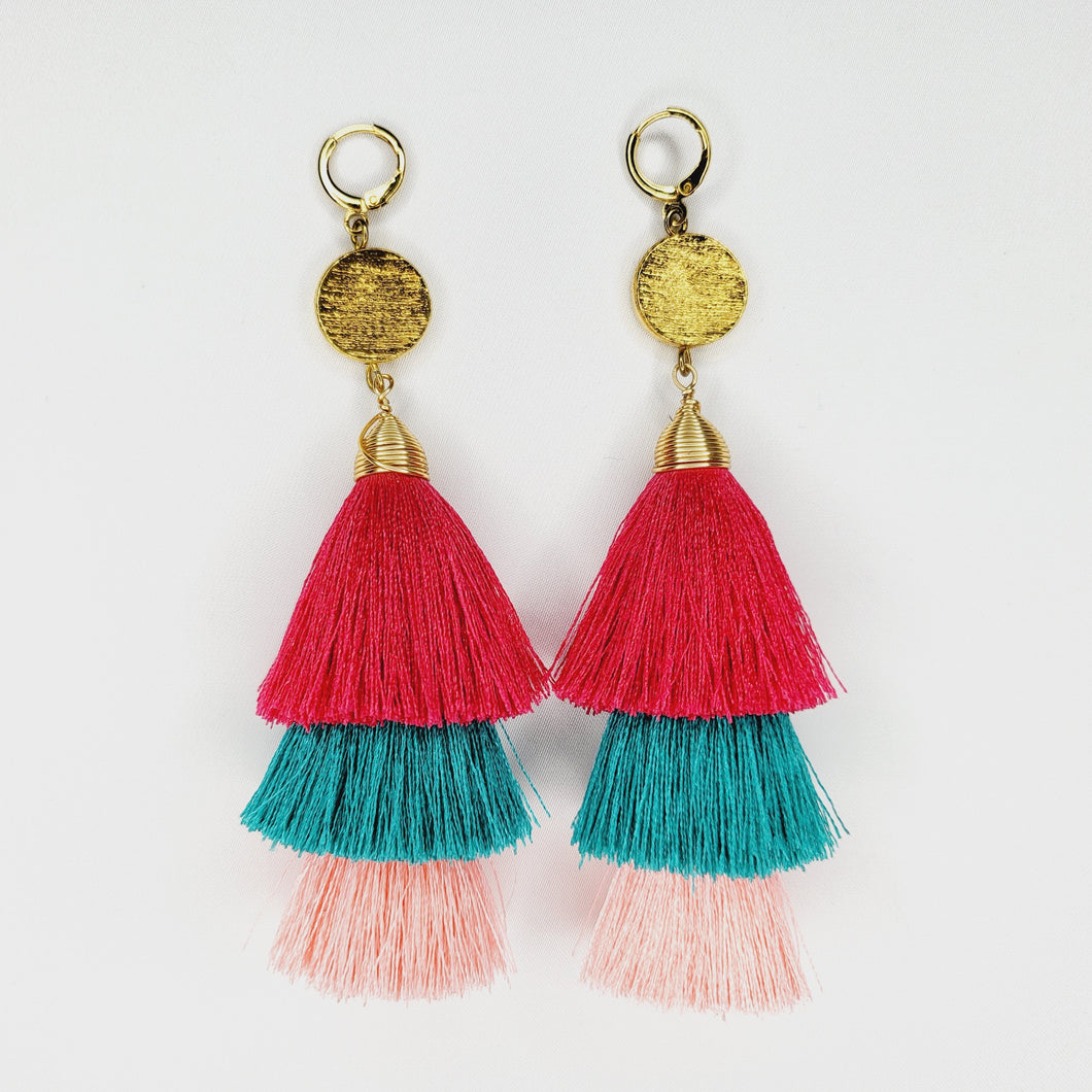 Large Tassel Earring 3 Colors
