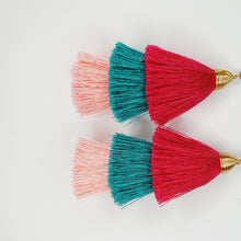 Load image into Gallery viewer, Large Tassel Earring 3 Colors
