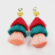 Load image into Gallery viewer, Large Tassel Earring 3 Colors
