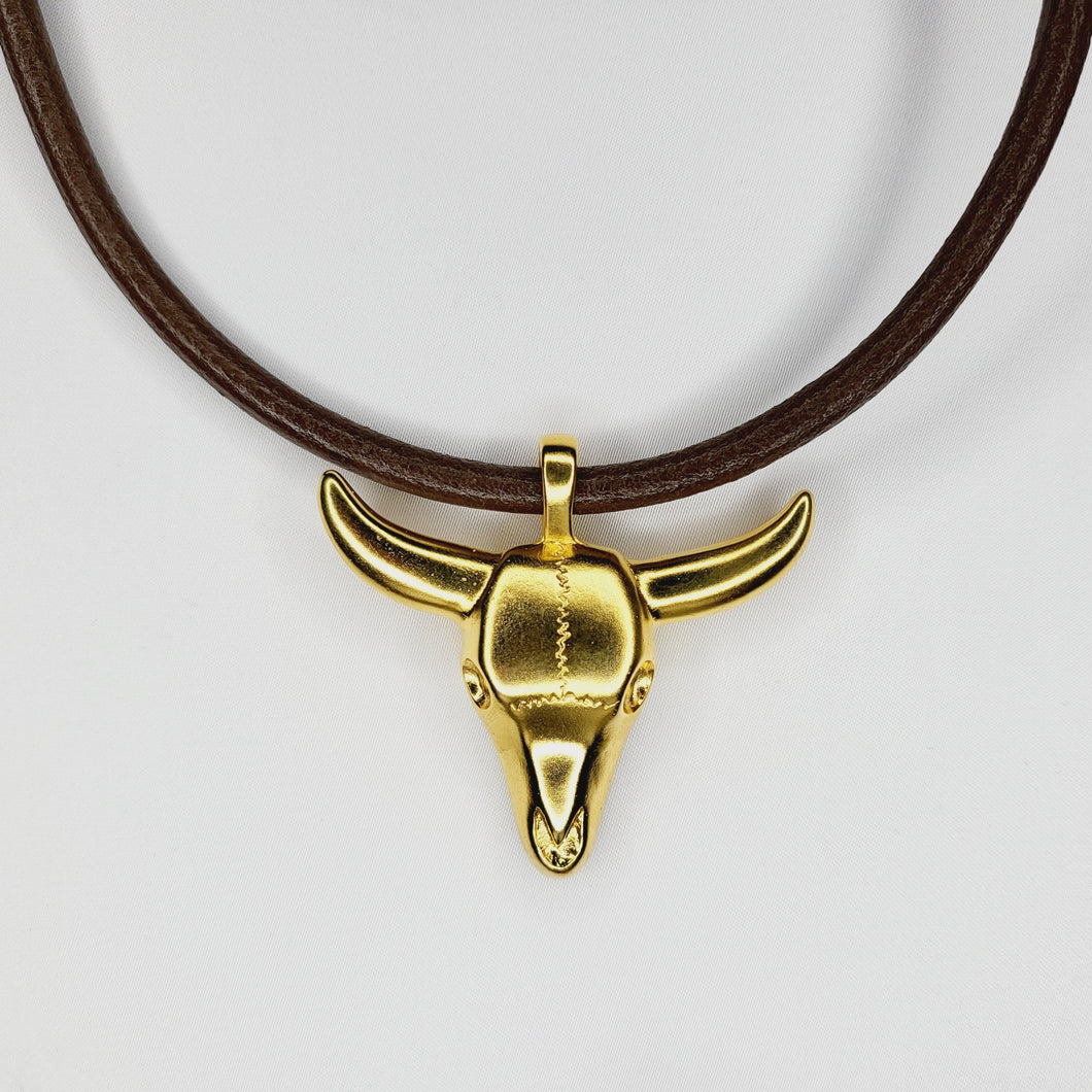 Golden Bull Necklace
