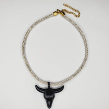 Load image into Gallery viewer, Black Bull Necklace
