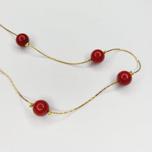 Cargar imagen en el visor de la galería, Collar de Perlas Rojo
