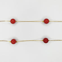 Cargar imagen en el visor de la galería, Collar de Perlas Rojo
