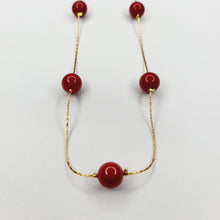 Cargar imagen en el visor de la galería, Collar de Perlas Rojo
