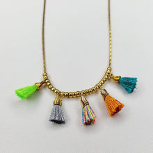 Load image into Gallery viewer, Miniature Tassel Necklace
