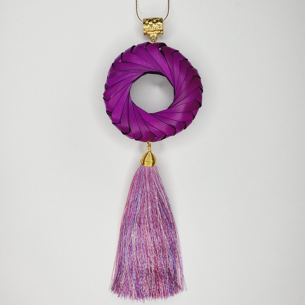 Collar Aro de Palma Bugambilia