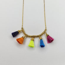 Load image into Gallery viewer, Miniature Tassel Necklace
