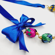 Cargar imagen en el visor de la galería, Collar Listón Azul Rey
