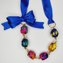 Cargar imagen en el visor de la galería, Collar Listón Azul Rey
