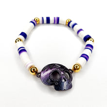 Cargar imagen en el visor de la galería, Pulsera Calavera Morada Caucho
