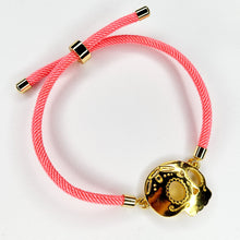 Cargar imagen en el visor de la galería, Calavera Dorada Ajustable Rosa
