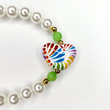 Cargar imagen en el visor de la galería, Pulsera Corazón Talavera - Verde
