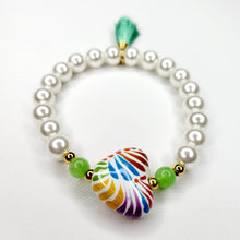 Cargar imagen en el visor de la galería, Pulsera Corazón Talavera - Verde
