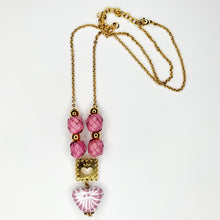 Cargar imagen en el visor de la galería, Corazón Talavera Rosa
