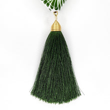 Cargar imagen en el visor de la galería, Corazón chico Talavera verde seco
