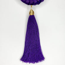 Cargar imagen en el visor de la galería, Collar Aro de Palma Morado
