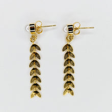 Load image into Gallery viewer, Blue Talavera Heart Earrings
