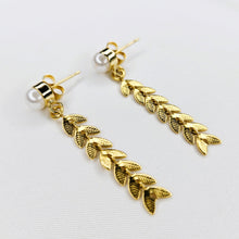 Load image into Gallery viewer, Blue Talavera Heart Earrings
