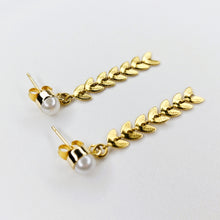 Load image into Gallery viewer, Blue Talavera Heart Earrings
