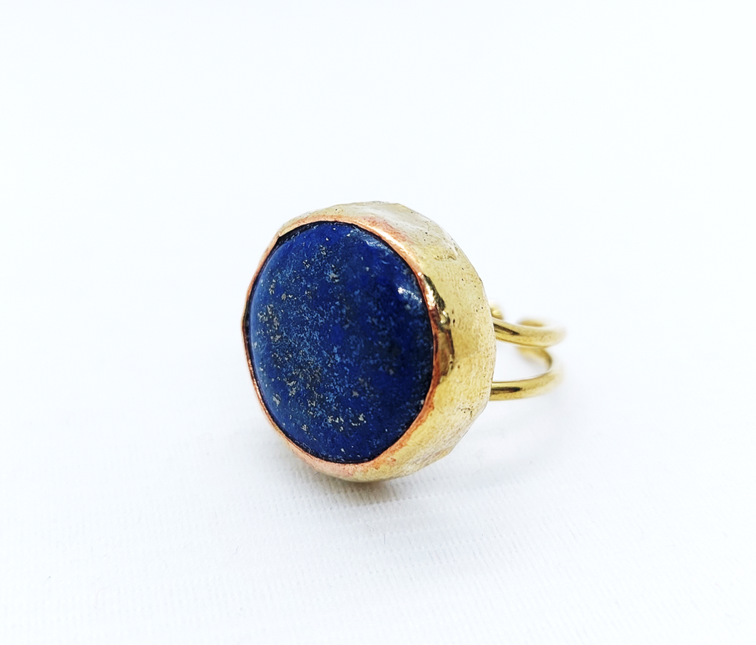 Round Lapizlazuli Ring